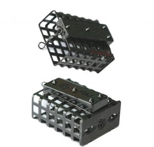 Кормушка прямоуг. крашенная с дном Лиман 100гр (ПР-100 Zn\BL)