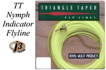 ROYAL WULFF Шнур нахлыстовый J-3 Nymph/Indicator Line Yellow TTNF #5
