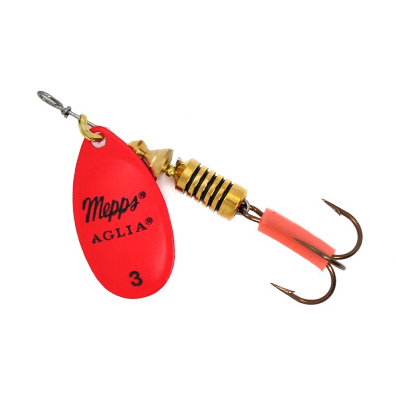 Блесна MEPPS Aglia №3 FLUO ROUGE 6,5 гр