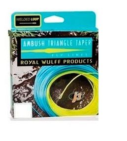 ROYAL WULFF Шнур нахлыстовый J-3 Triangle Taper Ambush Lime Green/Clear TTAF # 7 266 grains Fl//Intm