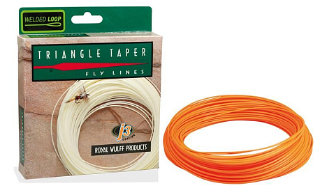 ROYAL WULFF Шнур нахлыстовый J-3 Triangle Taper Floating Orange TTF #4