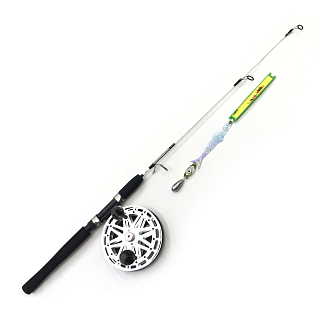 Удочка оснащ. 100см, Дон 2П-160 UPGRADE, леска multicolor 0,40 200м, 10 мух