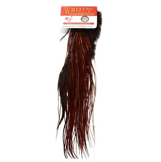 WHITING Половинка петушиного седла 1/2 Rooster BRONZE Saddle DOW Coachman Brown