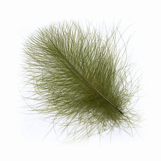 HENDS Перья CDC OLIVE YELLOW LT (25шт)
