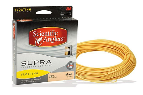 SCIENTIFIC ANGLERS Шнур нахлыстовый Supra Floating Lines Buckskin WF- 4-F