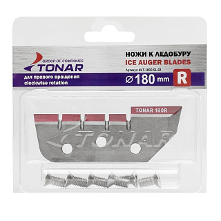 Ножи для ледобура Тонар ЛТ-180R ТОРНАДО/MOTOSHTORM правое вращение NLT-180R.SL.02