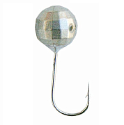 Мормышка W Spider Шар с отверст. мелк. грань 4,0 мм 0,50 гр. Sil