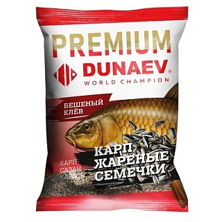 Прикормка "DUNAEV-PREMIUM" 1кг Карп-Сазан Жареная семечка