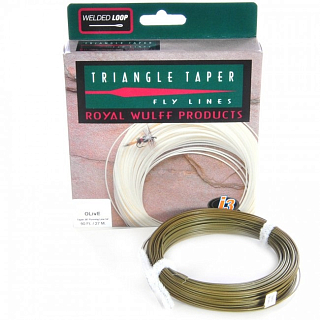 ROYAL WULFF Шнур нахлыстовый J-3 Triangle Taper Floating Olive TTF #3