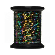 UNI Плоский люрекс UNI-Mylar #14 Holographic Black 1/32"