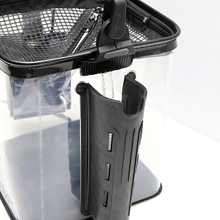 Кан рыболовный Hearty Rise Fishing Bucket With Rod Holder 8л