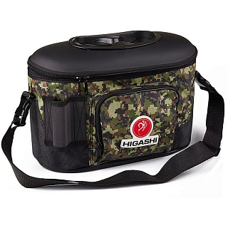 Кан изотермический Higashi Live bait box 7.5л #Green Digitail Camo