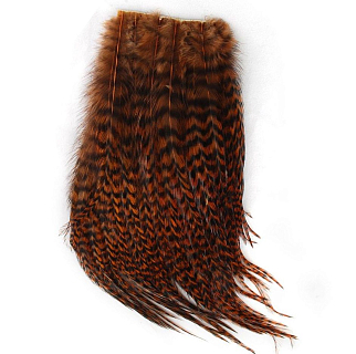 WHITING Петушиные перья на коже Bugger Pack Grizzly/ Coachman Brown