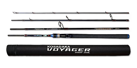 Спиннинг "VOYAGER 4PRO" 2.40м / 3-17г Тубус, 4 секции (Kosadaka)