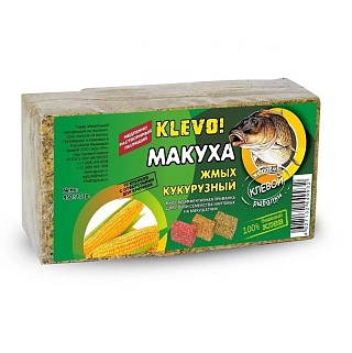 Макуха кукурузная KLEVO 450гр Клубника