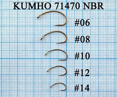 Крючок Kumho SCUD 71470 #14 (1шт.) Gold /br