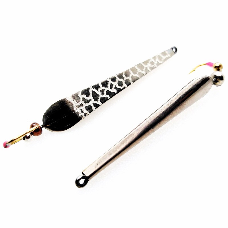 Зимняя блесна MF Ice Гвоздешарик 45мм впай мельхиор-мельхиор