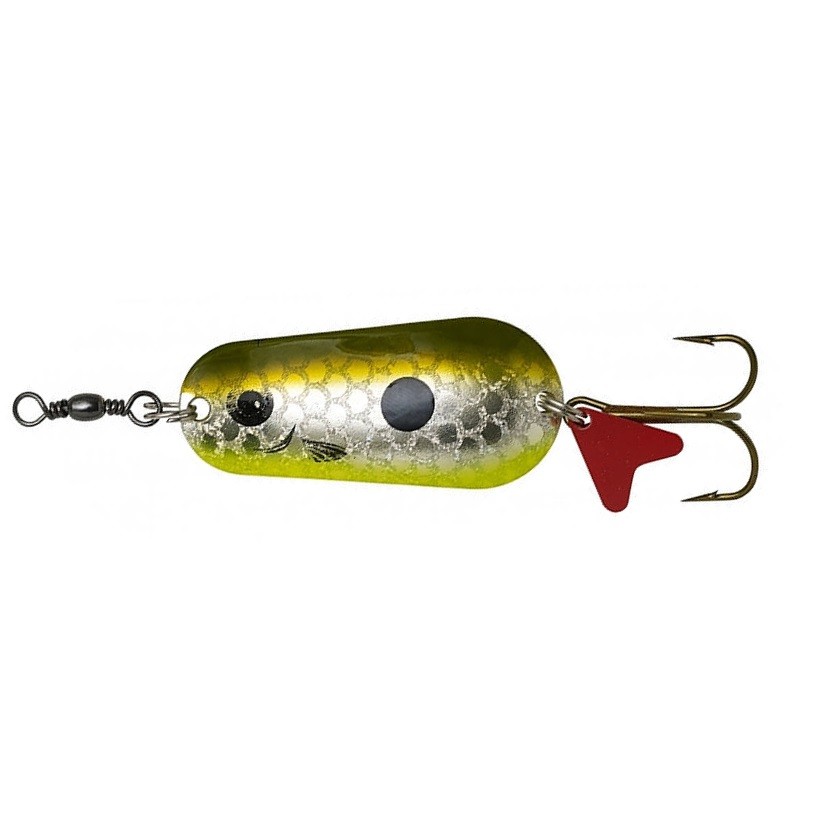 Блесна DAM Effzett Standart UV Active 22гр - Olive/Silver UV