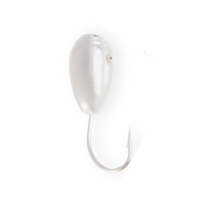 Мормышка W Spider Капля с отверст. спорт. утяж. 3,6 мм 0,78 гр. Sil c 3 полосками