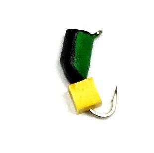 Мормышка TrueWeight "ГвоздеКубик" фосфор 3 мм, кубик Сырный