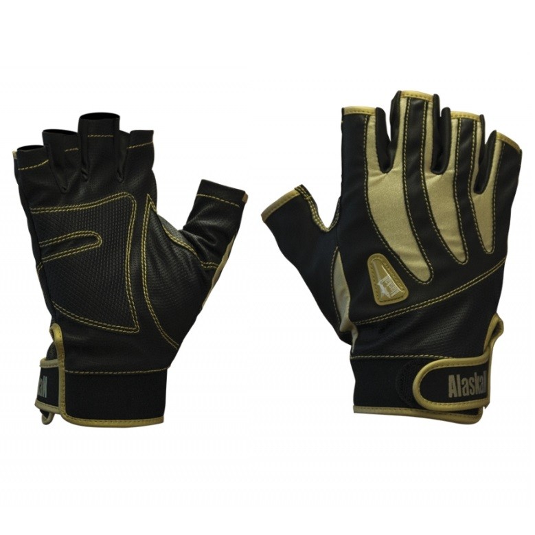 Перчатки спиннингиста  Alaskan беспалые BL/Beg