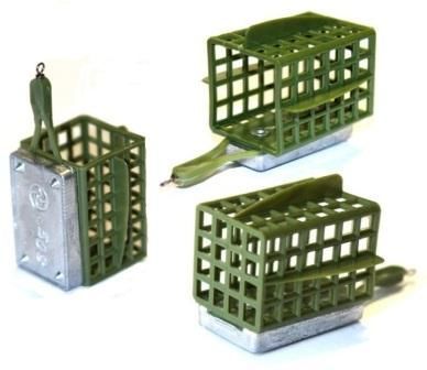 Кормушка Лиман пластик квадрат 140гр (дно+стабилизаторы) КВ-140ПП