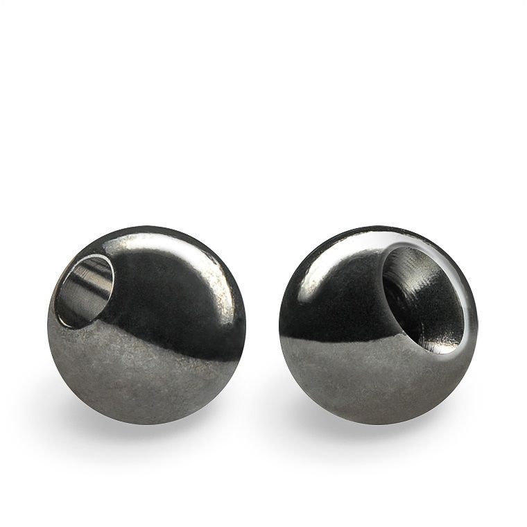 FLY-FISHING Латунные головки Brass Beads 2.8 mm (20 шт.) BLACK NICKEL