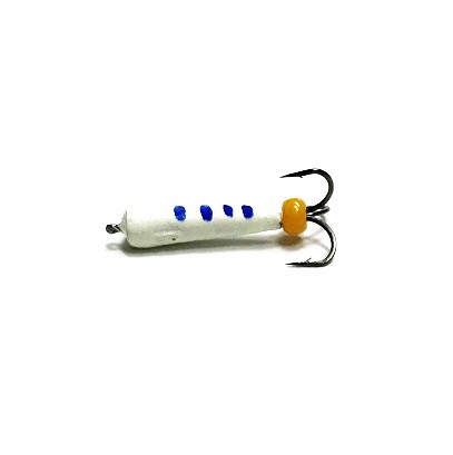 Мормышка вольфр. Золотой Плес Чертик 3х12мм лещевый с петлей фосфорный 1,1 гр