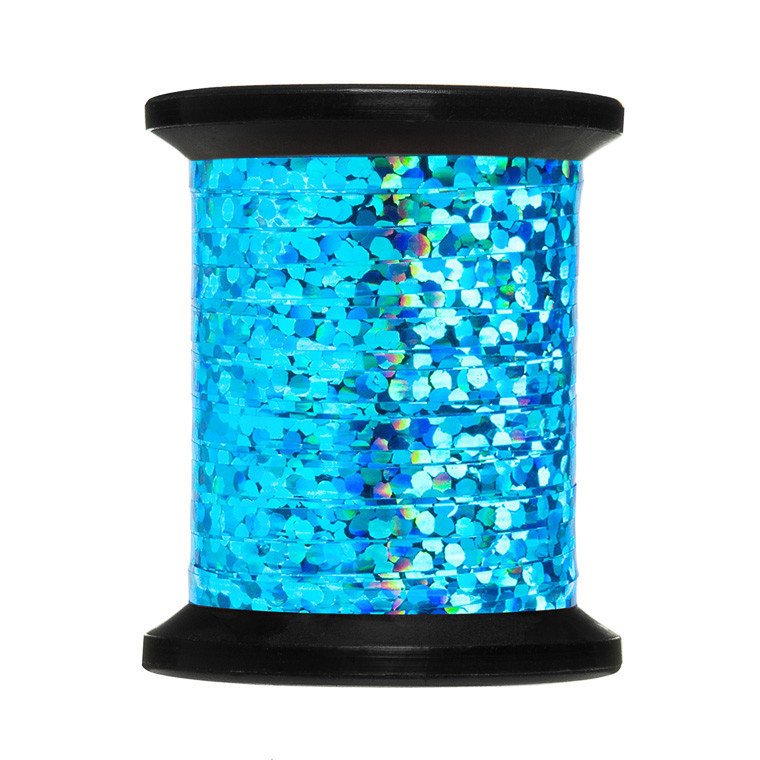 UNI Плоский люрекс UNI-Mylar #14 Holographic Light Blue 1/32"