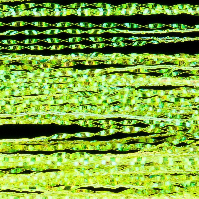 TEXTREME Волокна синтетические крученые CRYSTALFLASH Medium Fluo Yellow 300 strands