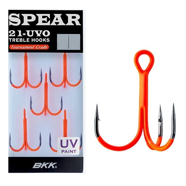 Крючок тройной BKK Spear 21-UVO # 8 (7шт)												