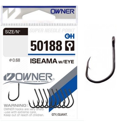 Одинарный крючок OWNER 50188-06, 8шт