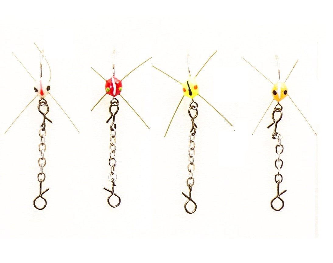 Мормышка на цепочке фосфорная № 28