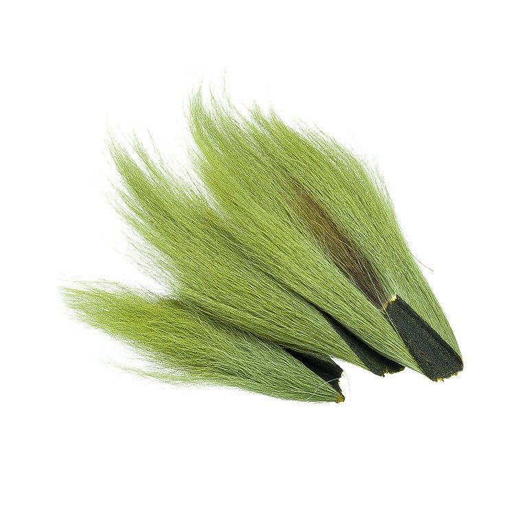 WAPSI Кусочки хвоста оленя Bucktail Pieces LIGHT OLIVE 