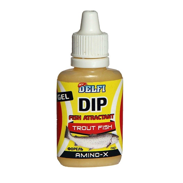 Аттрактант зимний DELFI DIP Форель 20мл, аромат сыр