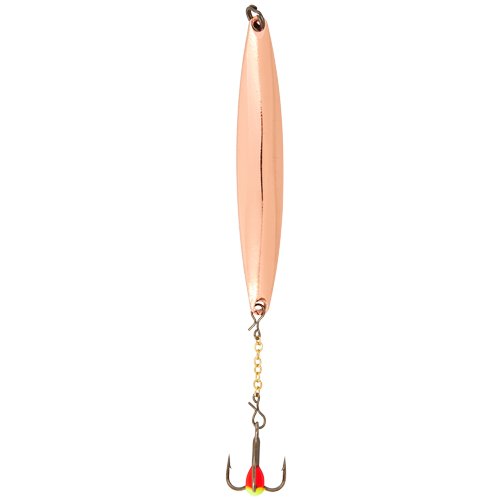 Блесна вертикал. зим. Lucky John NAIL BLADE с цеп. и тр. 55мм C блистер