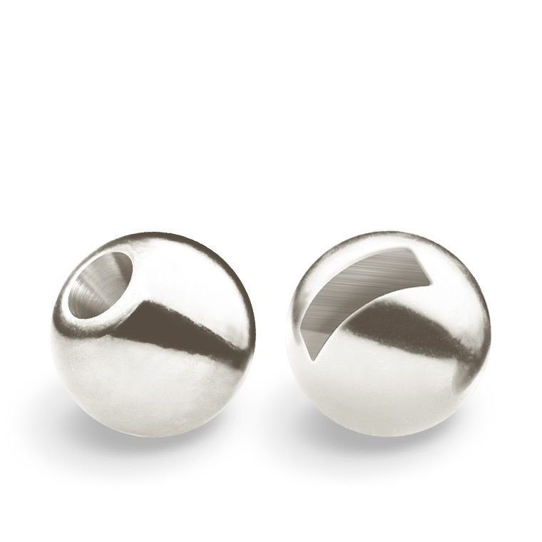 FLY-FISHING Вольфрамовые головки с вырезом 2.8 мм (10 шт.) SILVER STERLING