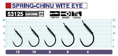 Одинарный крючок OWNER 53125-10, 6шт
