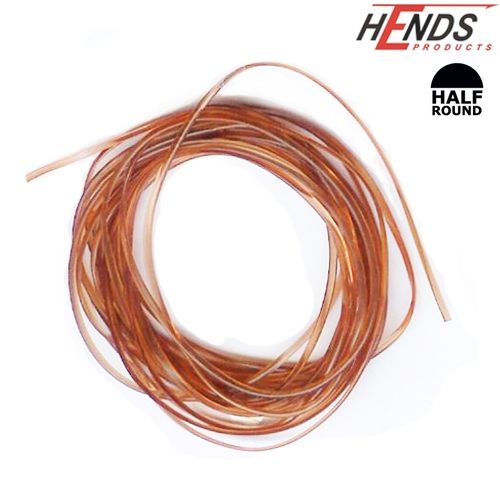  Материал для тела HENDS Products Body Glass - half round Brown Lt. #10