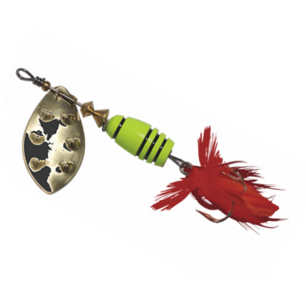 Блесна вращ. Total Obsession 7g 15-Fluo Yellow/G