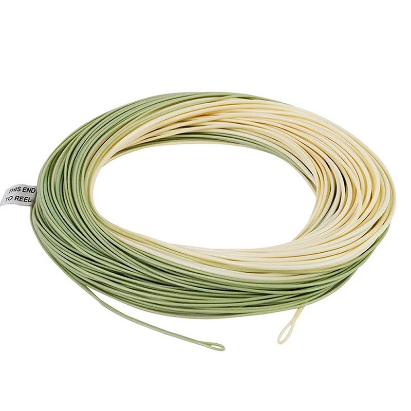 Fly-fishing Шнур нахлыстовый Real Trout LT WF6F With 2 Welded Loops Beige/Sage