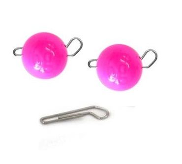 FLY-FISHING Вольфрамовая чебурашка разборная  2.0 g (5 шт) PINK
