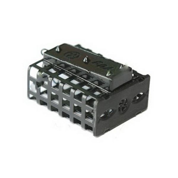 Кормушка прямоуг. крашенная с дном Лиман 100гр (ПР-100 Zn\BL)