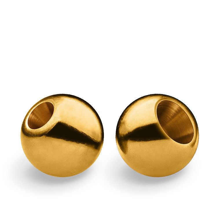 FLY-FISHING Латунные головки Brass Beads 2.0 мм (20 шт.) GOLD