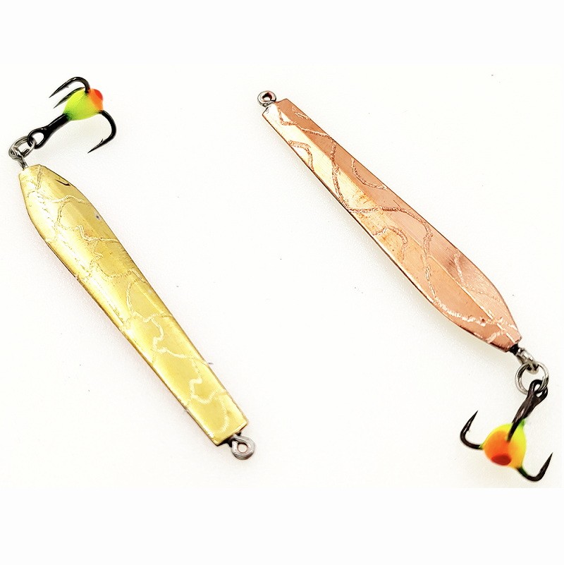 Зимняя блесна MF Ice Торпеда СПОРТ 40 подвес латунь-медь