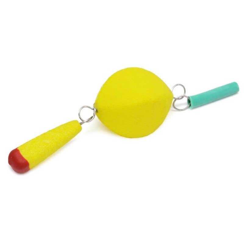 Поплавок зимний ЯМАН двойной, 2 гр желтый