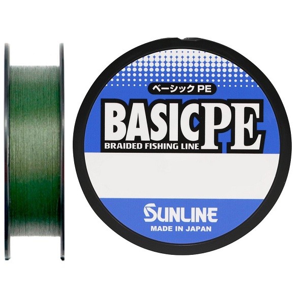 Плетеный шнур Sunline BASIC PE 150m  #1.2  0,187мм, 9.2кг, dark green