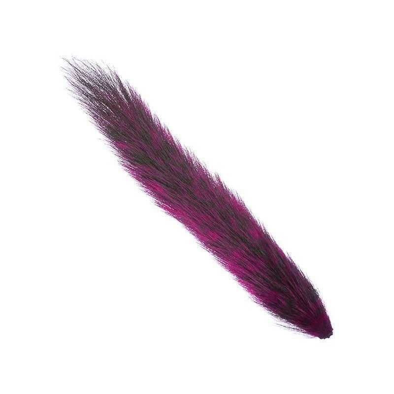 VENIARD Хвост белки Grey Squirrel tail Dyed Magenta