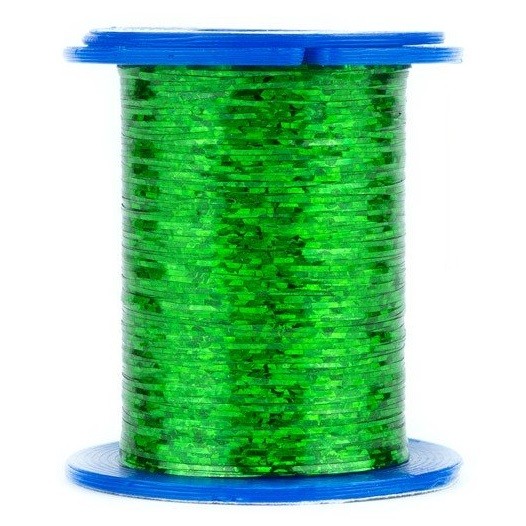SibNymph Плоский голографический люрекс 0.3 mm #01 Green