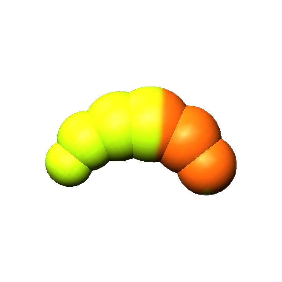 Силиконовая приманка Trix TroutMania CHUBBY 1,1" цвет 208 Chartreuse&Orange (Cheese) упак. 6 шт